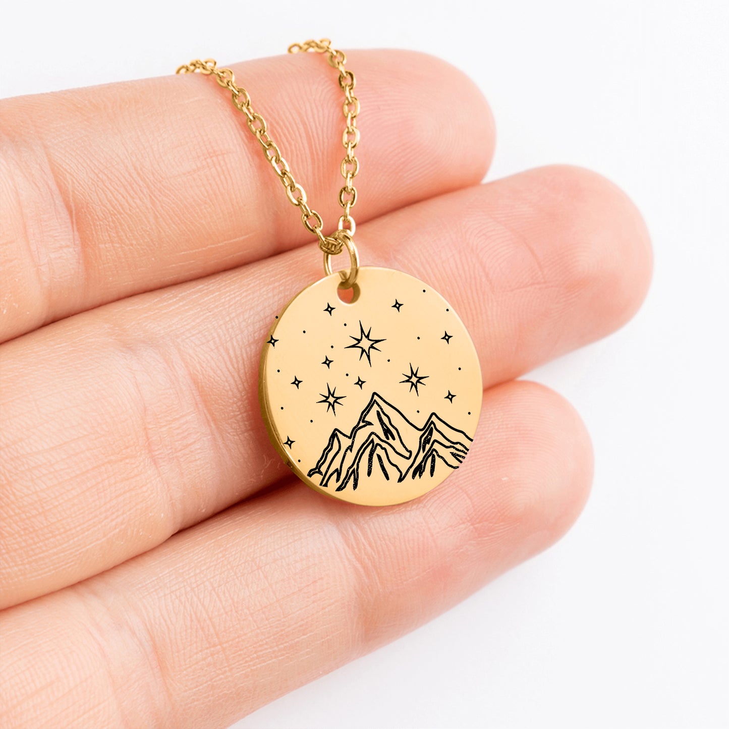 ACOTAR Necklace – Velaris Mountains Line Art | Bookish Gift & Jewelry