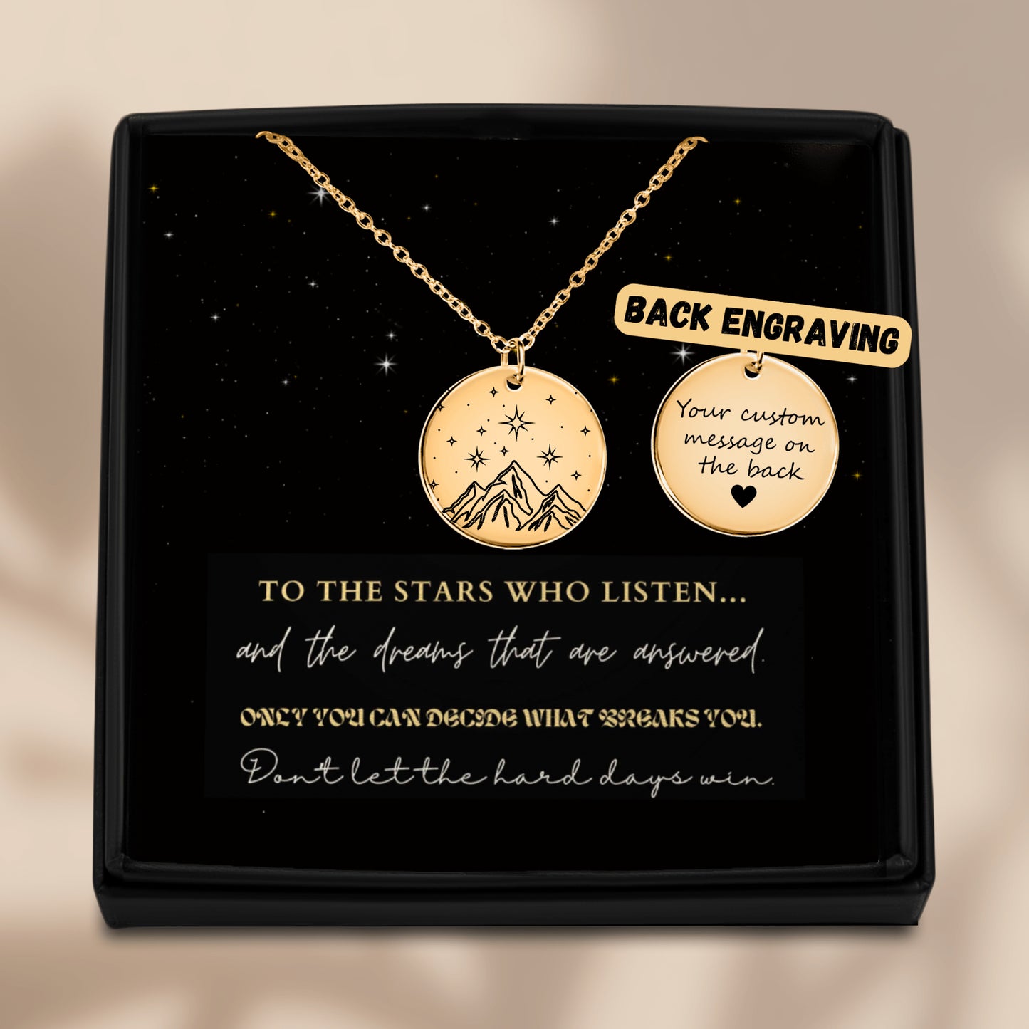 ACOTAR Necklace – Velaris Mountains Line Art | Bookish Gift & Jewelry