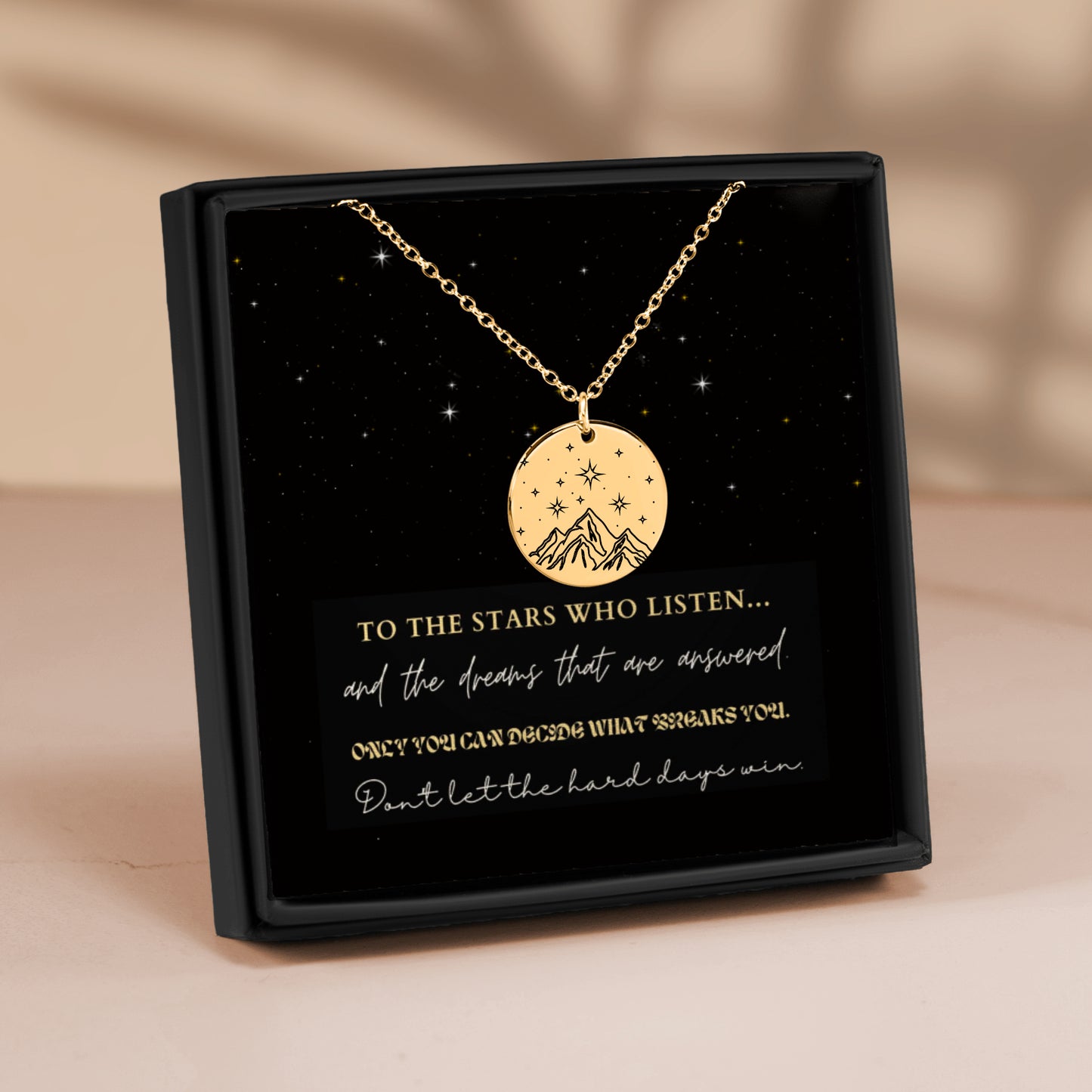 ACOTAR Necklace – Velaris Mountains Line Art | Bookish Gift & Jewelry