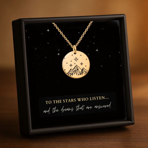 ACOTAR Necklace, Personalized ACOTAR Merch, Throne Of Glass, ACOTAR Jewelry, Acotar Gift, Bookish Gift, City Of Starlight, Book Lover Gift